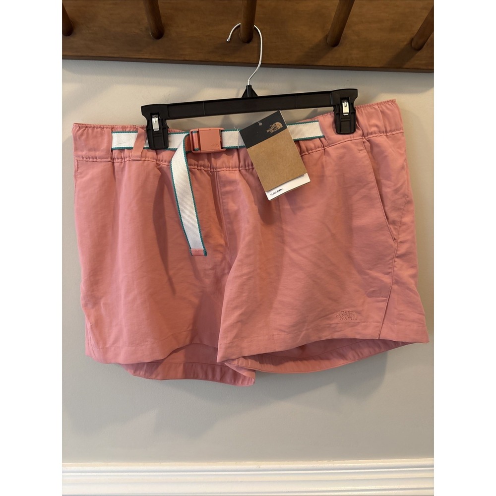 The North Face Women's Class V Belted Shorts Pink Size XL Hike